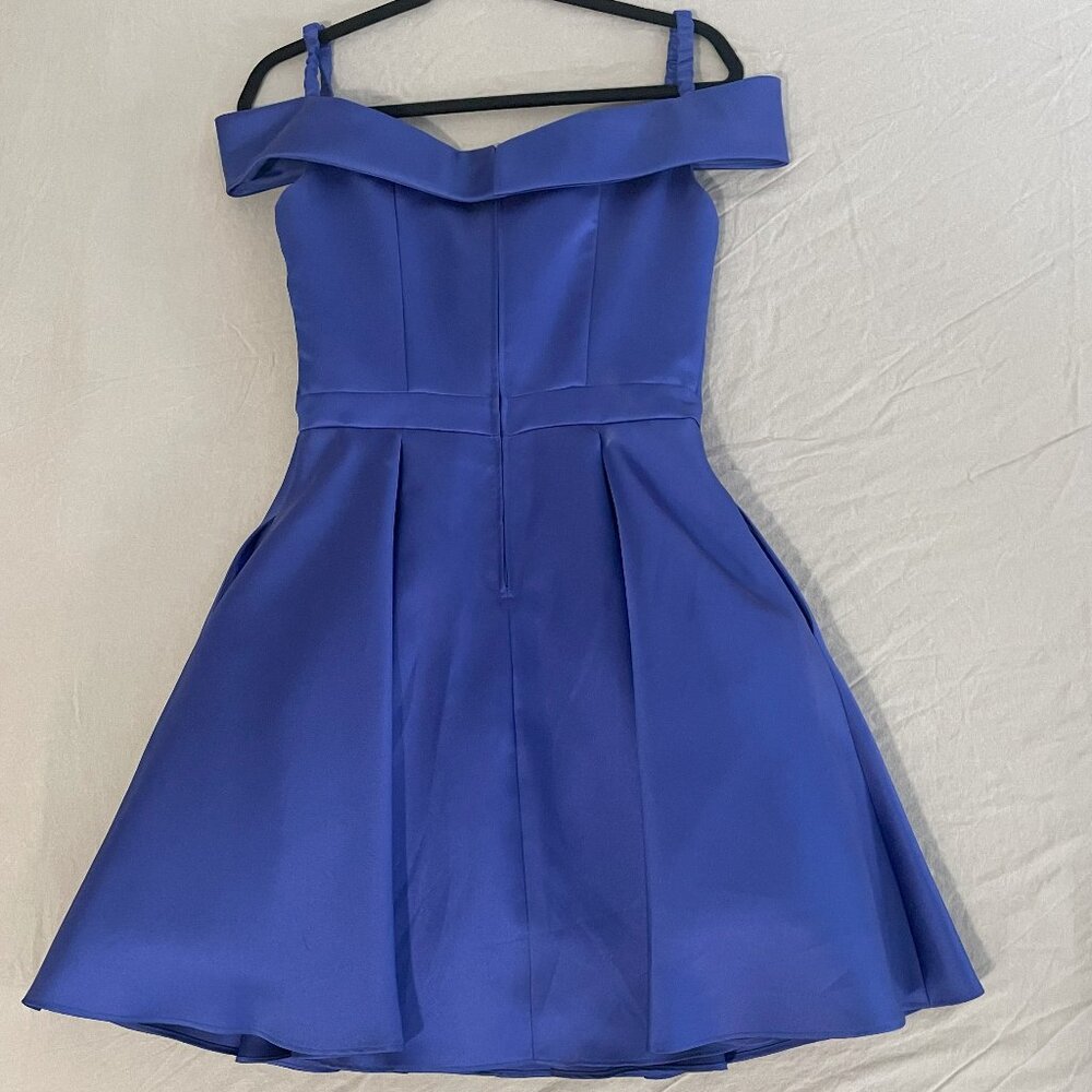 Womens Xscape Cocktail Dress Blue